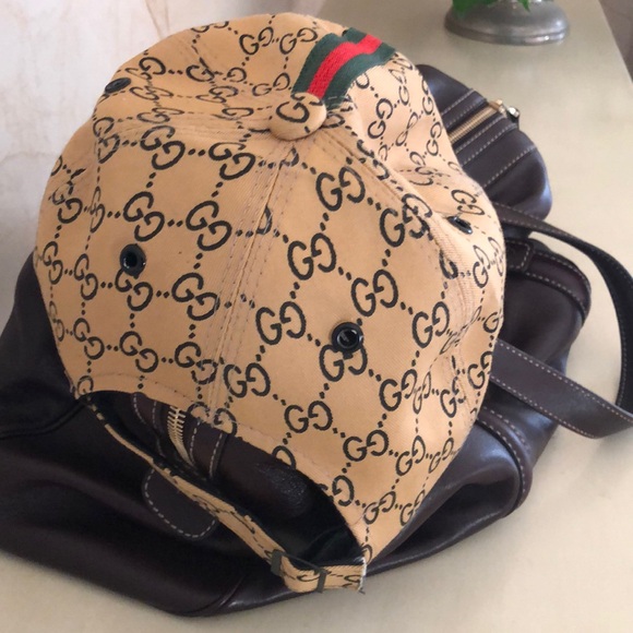 NWOT Logo (Beige) G baseball cap with house brand Bee - Picture 12 of 16